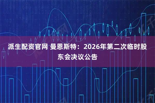 派生配资官网 曼恩斯特：2026年第二次临时股东会决议公告